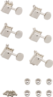 Fender Vintage-Style Strat/Tele Tuners, Nickel (6)