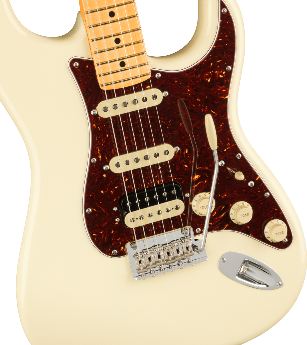 Fender American Professional II Stratocaster HSS, Maple Fingerboard, Olympic White