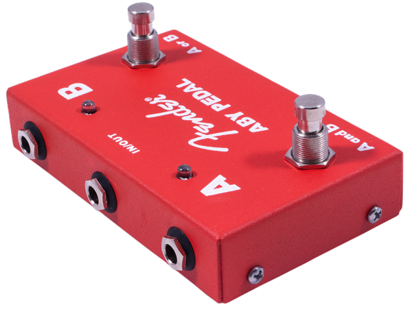 Fender 2-Switch ABY Pedal, Red