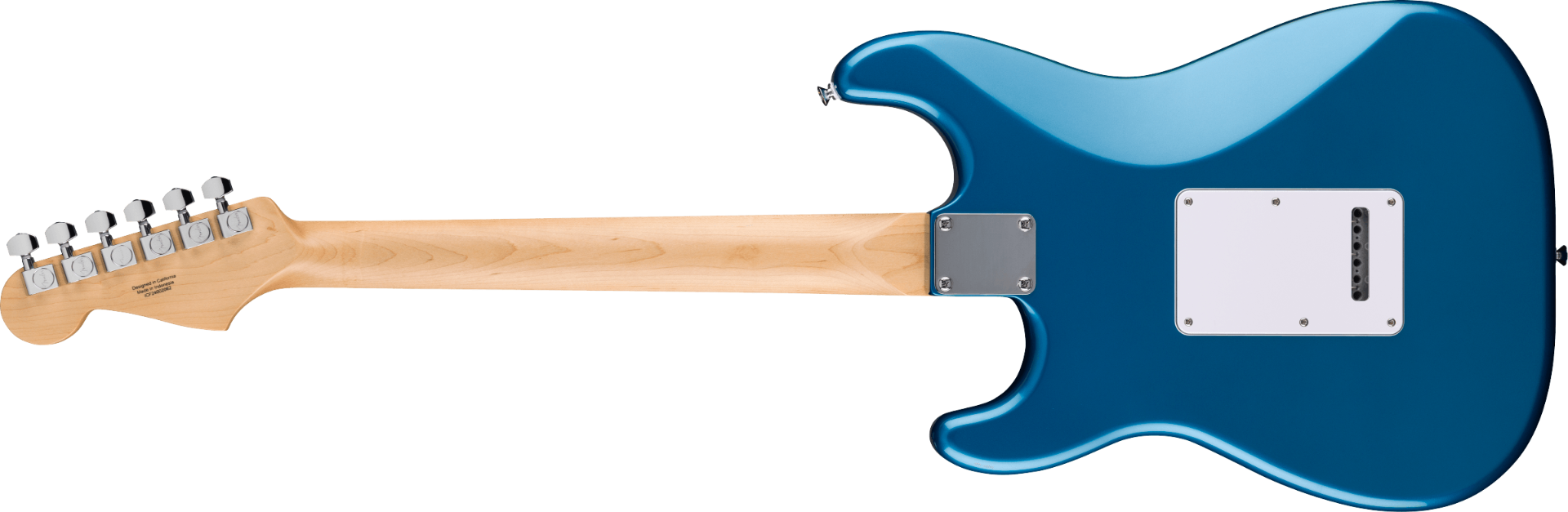 Fender Standard Stratocaster, Laurel Fingerboard, White Pickguard, Aqua Marine Metallic
