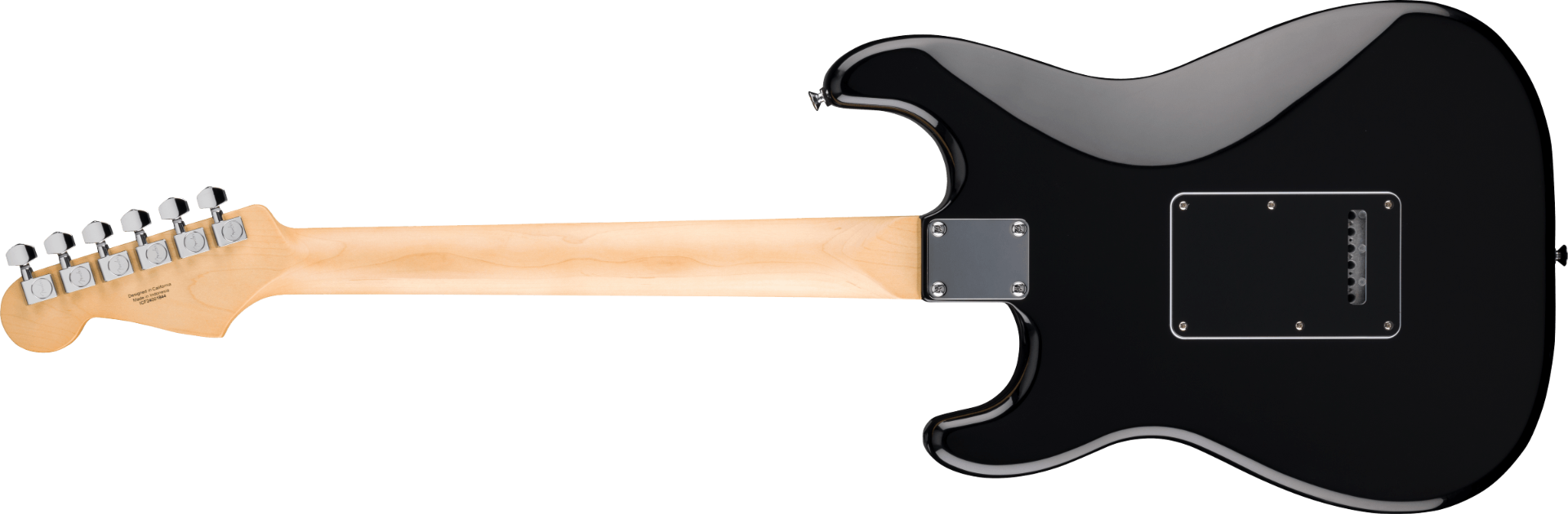 Fender Standard Stratocaster HSS, Laurel Fingerboard, Black Pickguard, Black