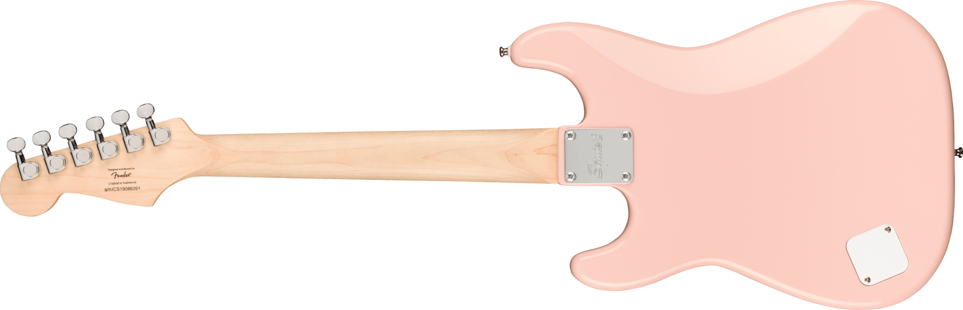 Fender Squier Mini Stratocaster, Laurel Fingerboard, Shell Pink