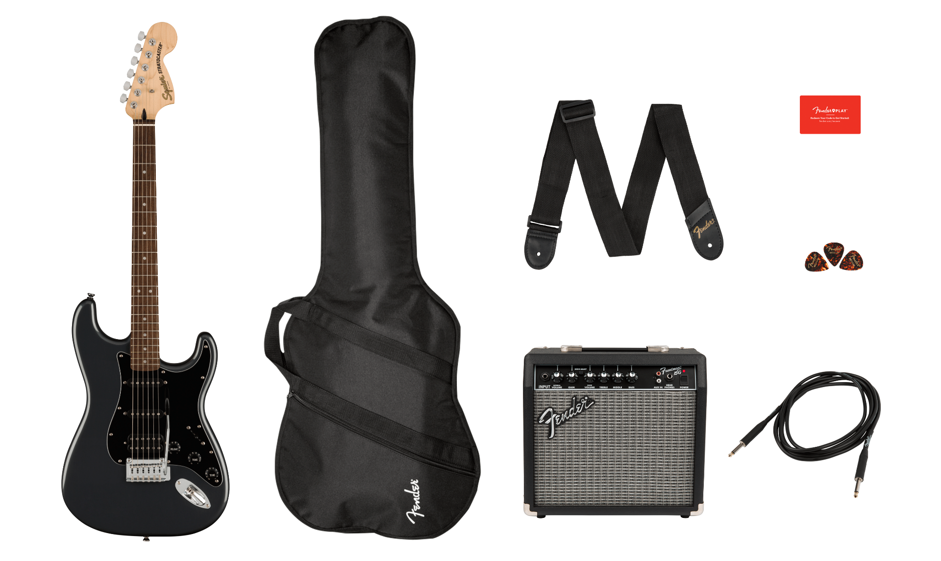 Fender Squier PK AF STRAT HSS LRL CFM