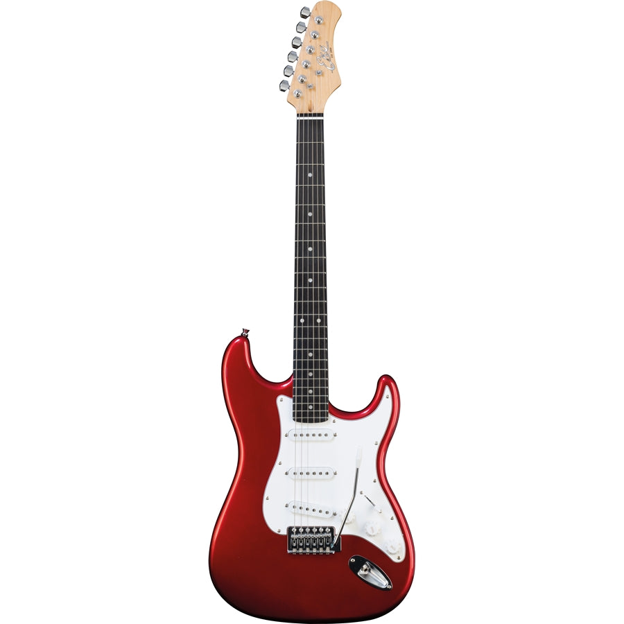 Eko S-300 Chitarra Elettrica Chrome Red