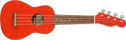 Fender FSR Venice Soprano Ukulele, Walnut Fingerboard, Fiesta Red