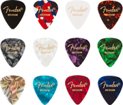 Fender 351 Shape, Celluloid Medley, Medium confezione da 12