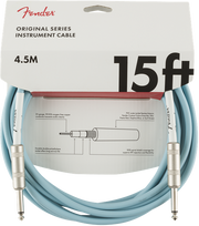 Fender Original Series Instrument Cable, 15', Daphne Blue 4,5 metri