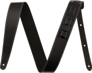 Fender 2" Essentials Leather Strap, Black