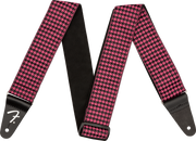 Fender Houndstooth Strap, Pink Tracolla per Chitarra