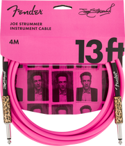 Fender Joe Strummer 13' Instrument Cable, Pink Leopard 4 metri
