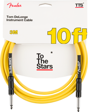 Fender Tom DeLonge 10' To The Stars Instrument Cable, Graffiti Yellow 3 metri