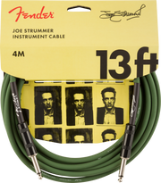 Fender Joe Strummer Pro 13' Instrument Cable, Drab Green