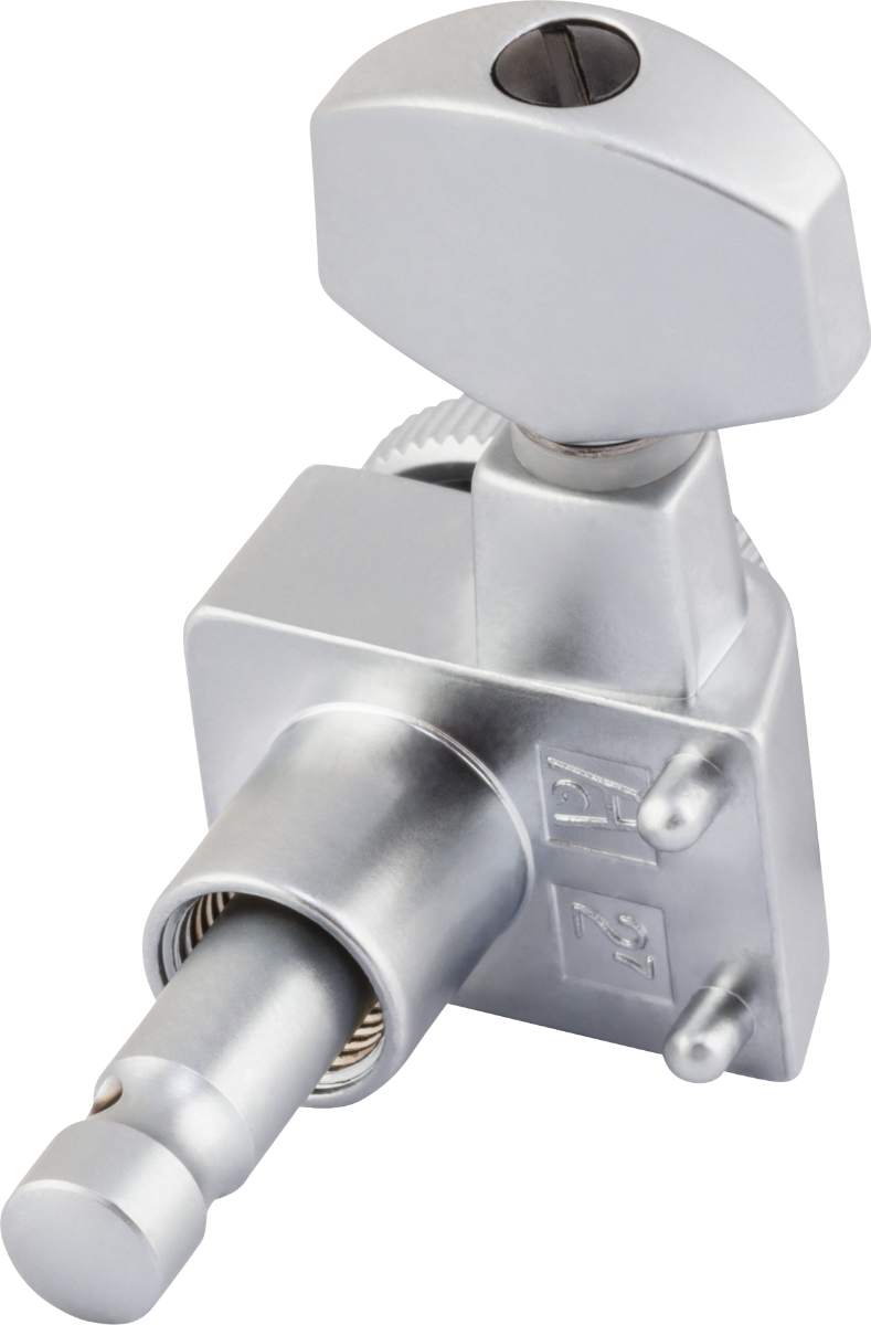Fender Locking Stratocaster/Telecaster Staggered Tuning Machines, Brushed Chrome (6)