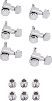 Fender Locking Stratocaster®/Telecaster® Staggered Tuning Machines ( Chrome) (6)