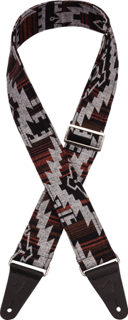 Fender 2" Zion Strap, Black Aztec
