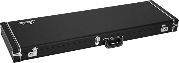 Fender Classic Series Wood Case - Precision Bass/Jazz Bass, Black