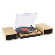 Fenton RP165L Record Player+Sp.BT LightWood