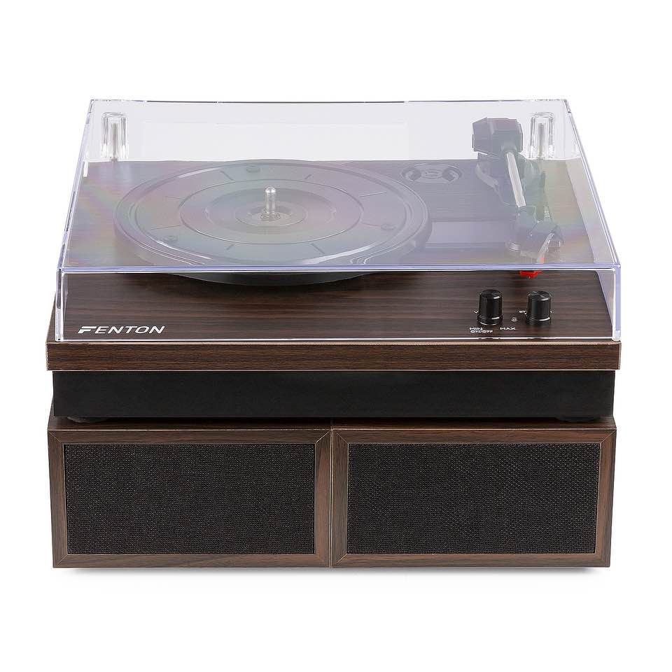 Fenton RP165D Record Player+Sp.BT Darkwood 102.155