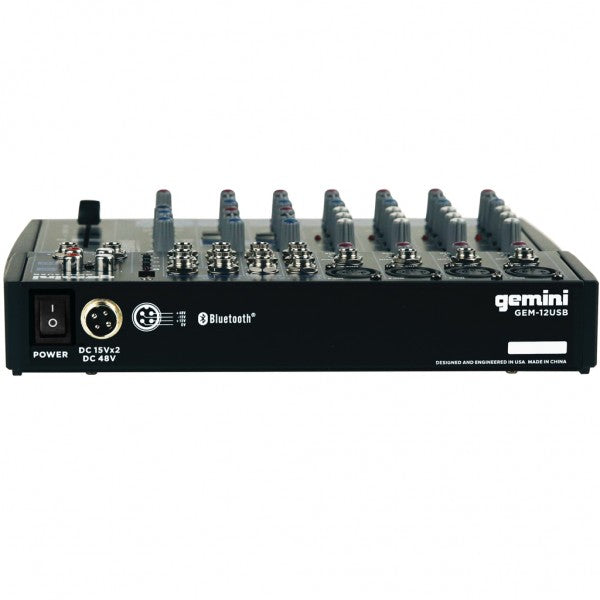 GEMINI GEM 12 USB Mixer