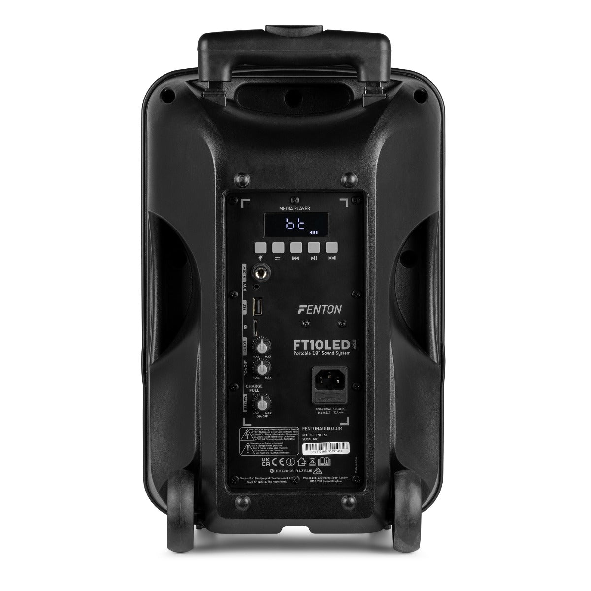 Fenton FT10LED MK2 PORTABLE SOUND SYSTEM 10" 450W