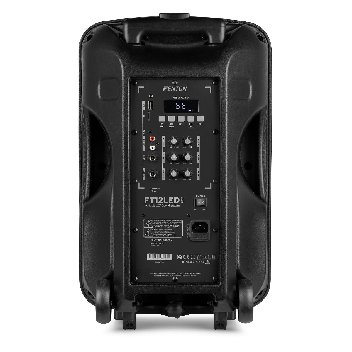 Fenton FT12LED MK2 PORTABLE SOUND SYSTEM 12" 700W