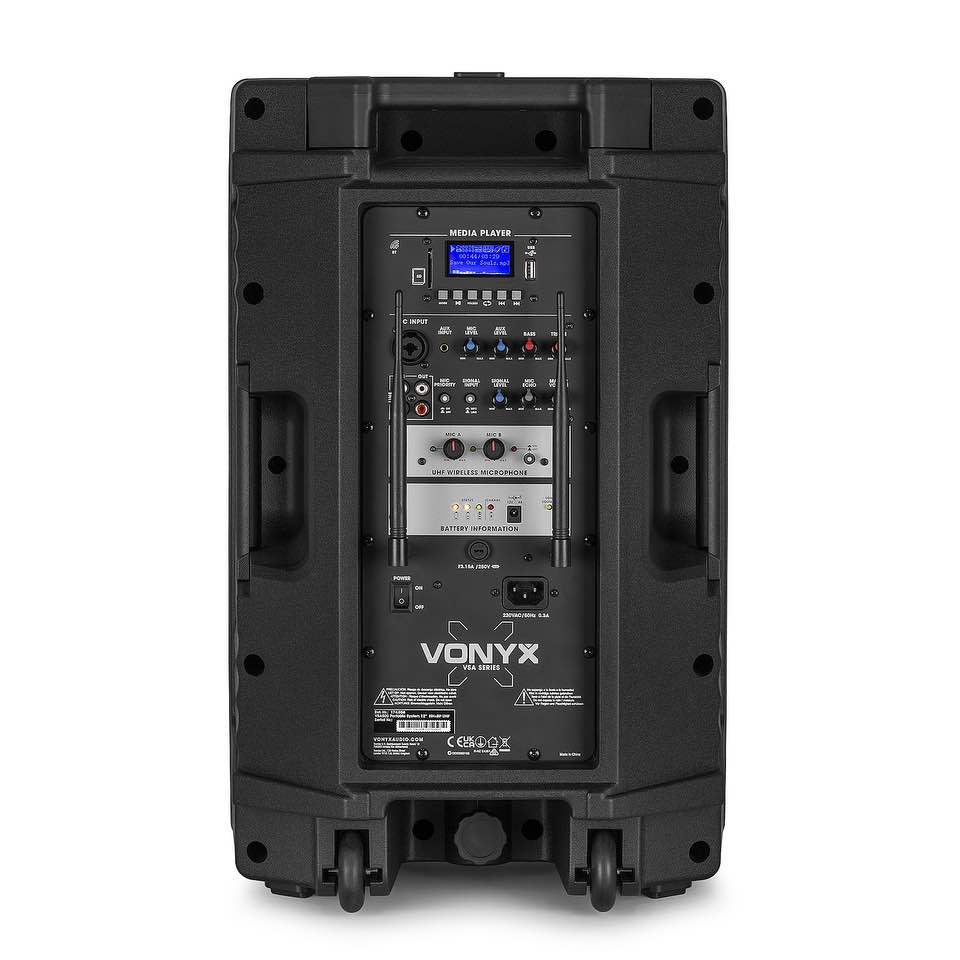 Vonyx VSA500-BP Port.System 12″HH+BP UHF