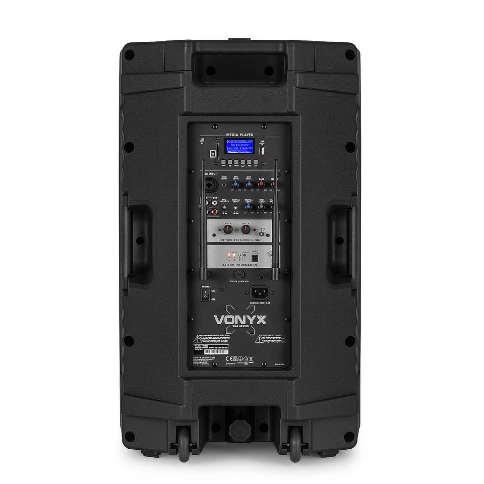 Vonyx VSA700-BP Port.System 15″HH+BP UHF