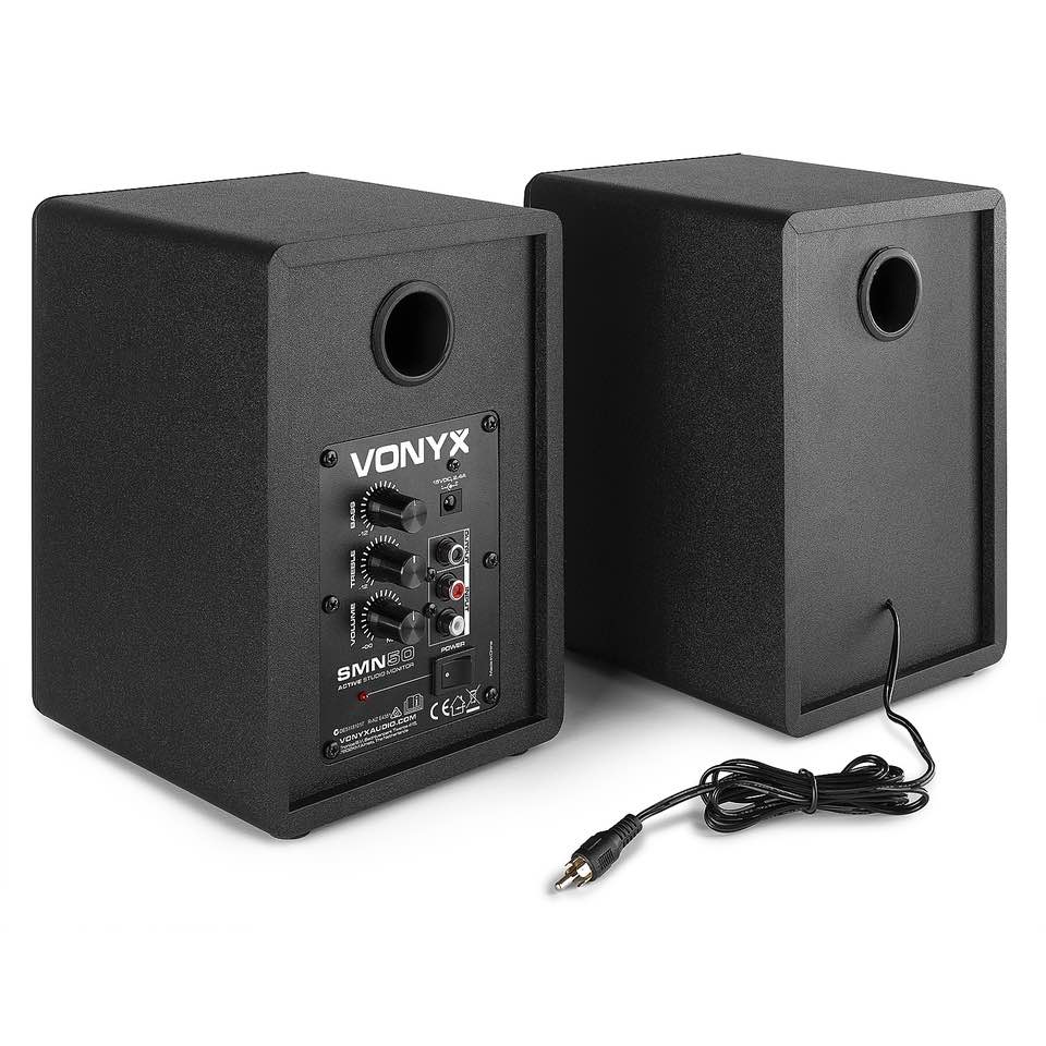 VONYX Smn50b Act.studiomonitor 5pair Blk