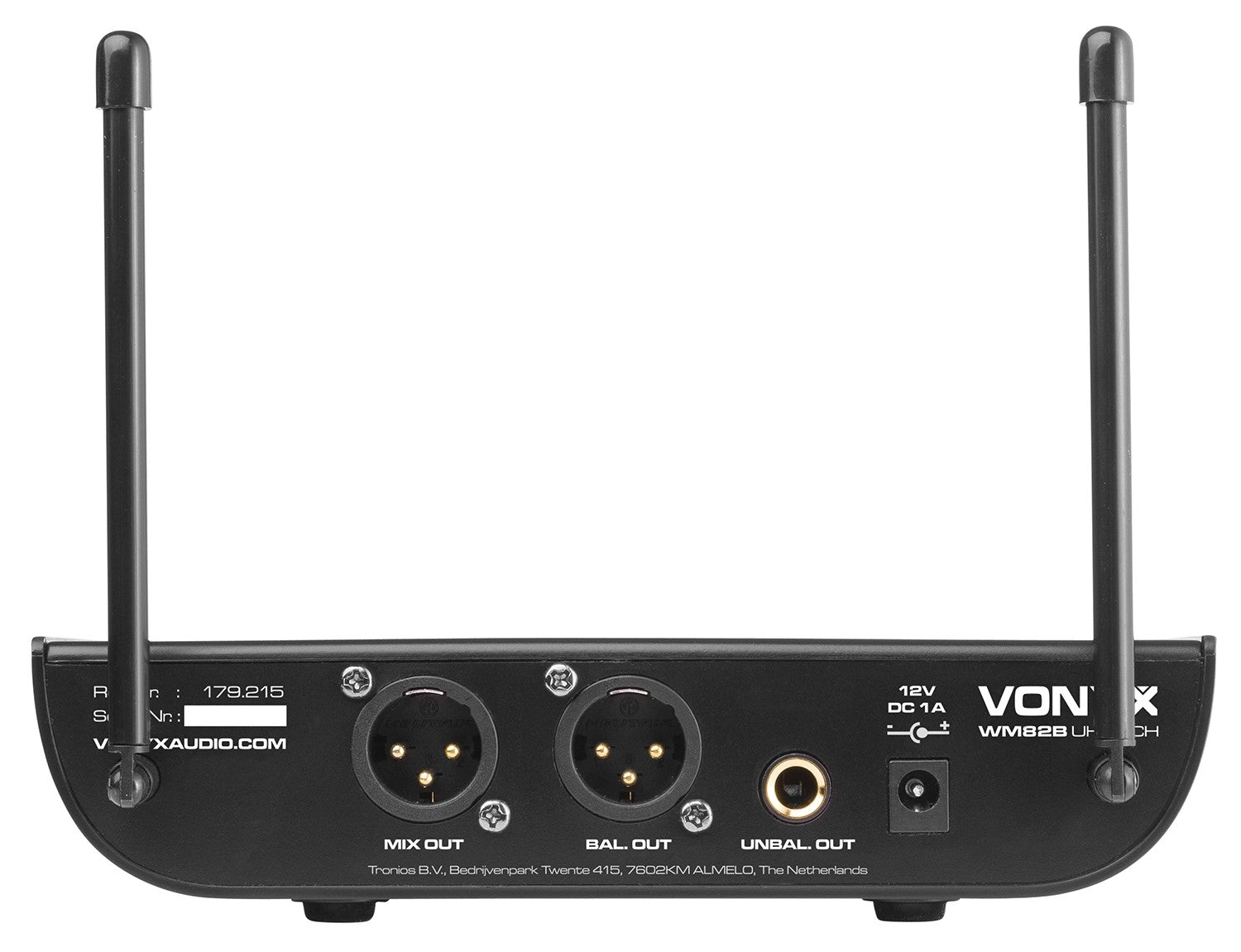 VONYX Wm82c Micro Uhf Digital 2ch Bp+hh