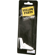 YELLOW PARTS - EZ1410W PIN PONTE CHITARRA ACUSTICA BIANCHI 6 PCS