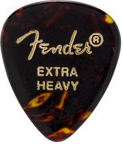 Fender 451 Shape, Shell, Extra Heavy (12) Confezione di 12 Plettri