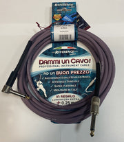 Reference "Dammi Un Cavo" Cavo professionale per strumento jack dritto jack ad angolo 4,25 metri/1