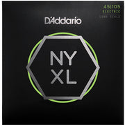 D'Addario NYXL45105, Set Long Scale, Light Top / Med Bottom, 45-105
