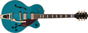 Gretsch G2410TG Streamliner Hollow Body Single-Cut with Bigsby and Gold Hardware, Laurel Fingerboard, Ocean Turquoise