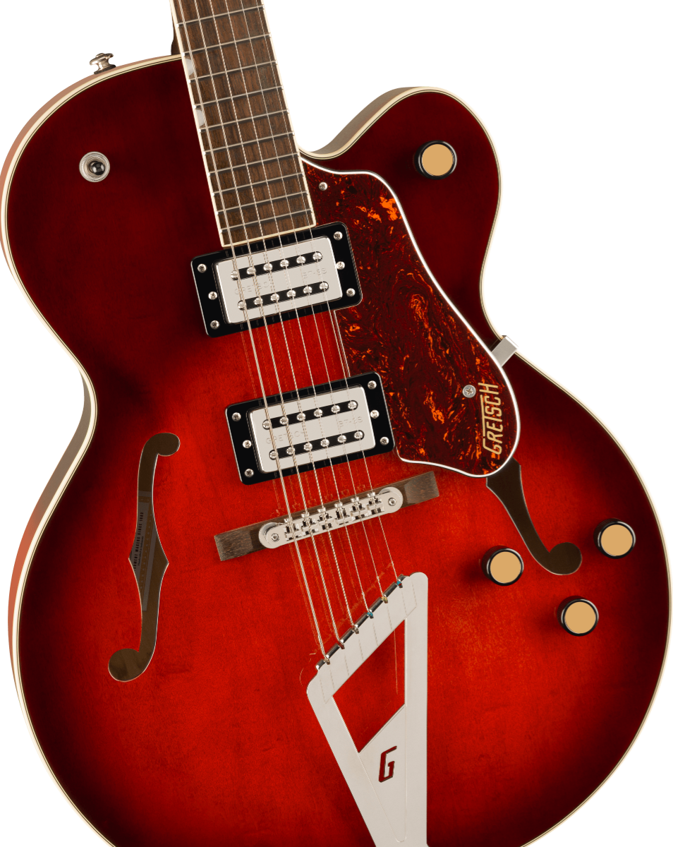 Gretsch G2420 Streamliner Hollow Body with Chromatic II, Laurel Fingerboard, Broad'Tron BT-3S Pickups, Claret Burst