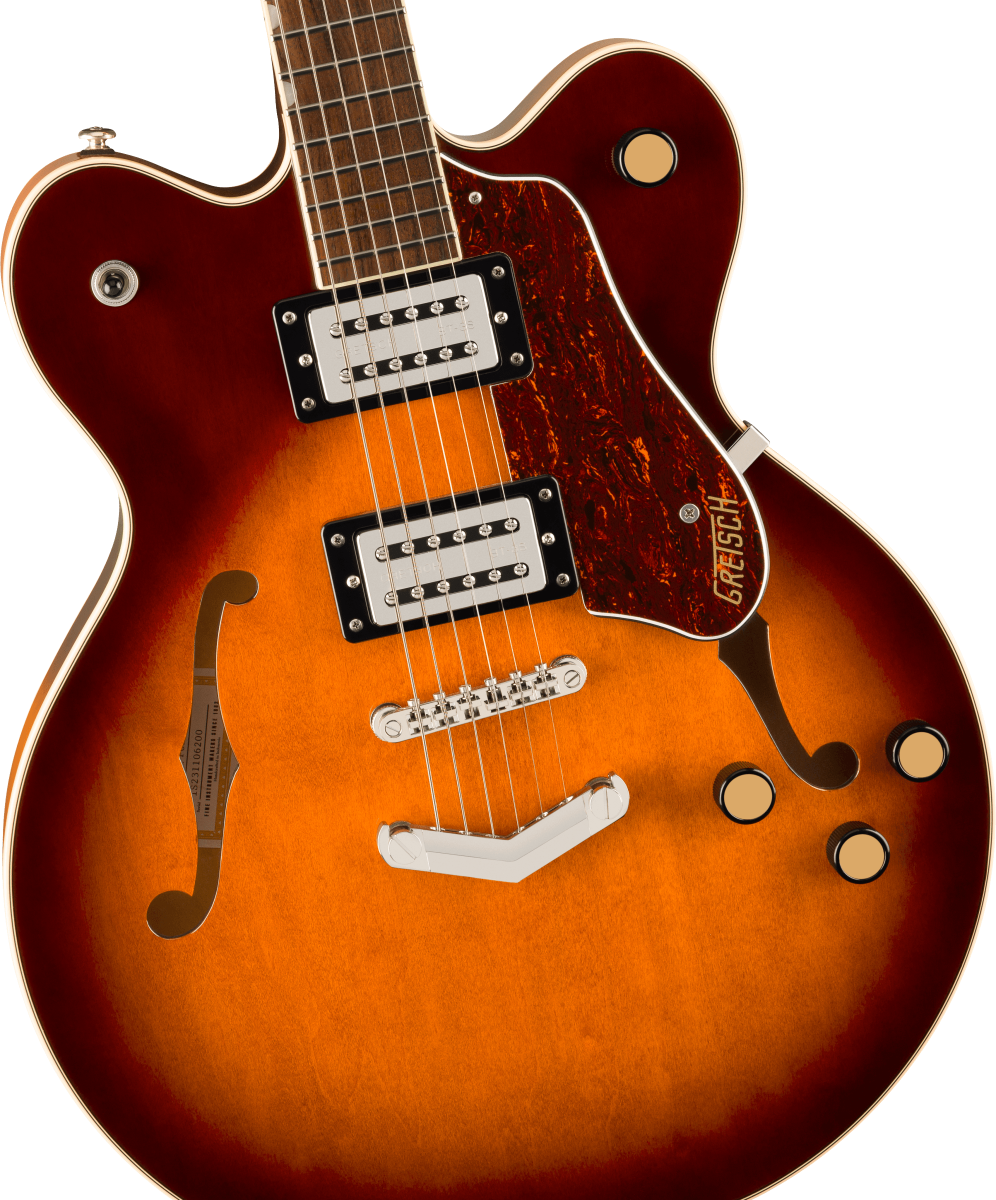 Gretsch G2622 Streamliner Center Block Double-Cut with V-Stoptail, Laurel Fingerboard, Broad’Tron BT-3S Pickups, Forge Glow