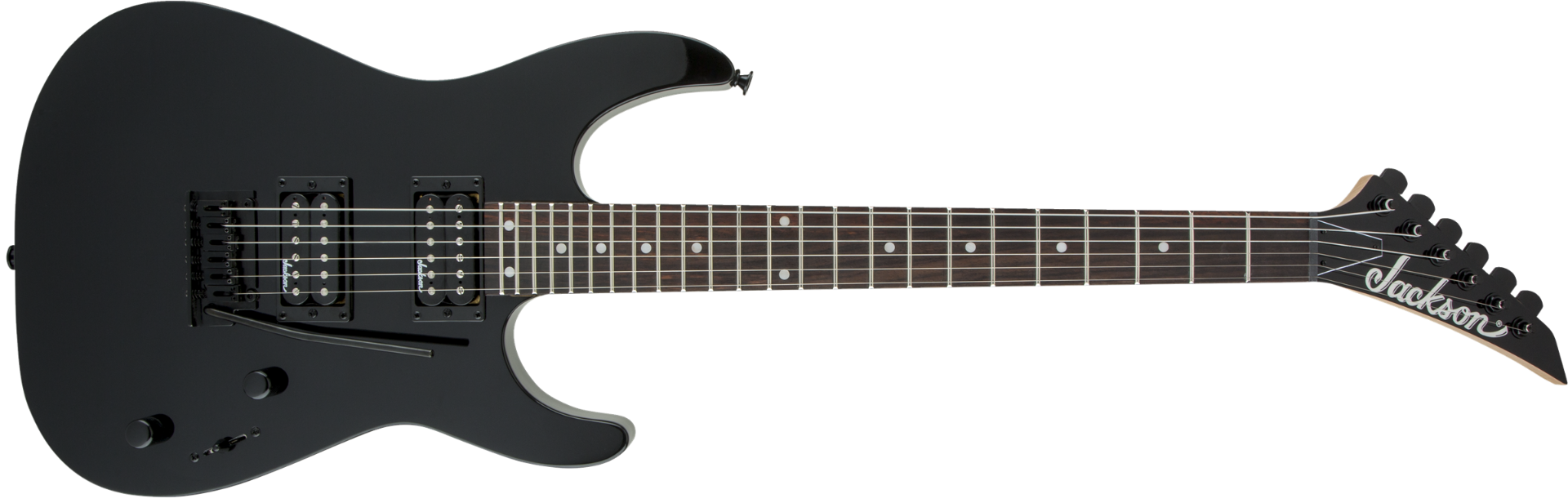Jackson JS12 Dinky Amaranth Fingerboard, Gloss Black