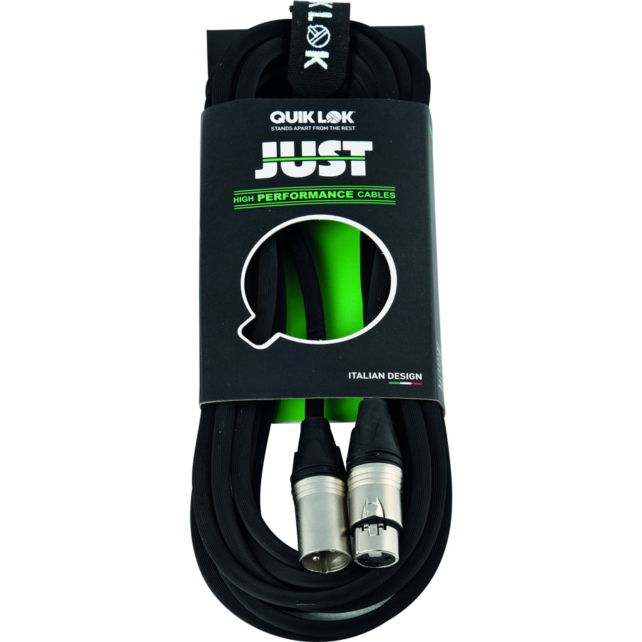 Quik Lok - JUSTMF-3 SL XLR Maschio/XLR Femmina Cavo per Microfono