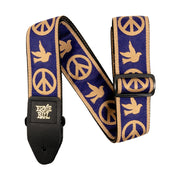 ERNIE BALL - 4699 TRACOLLA NAVY BLUE AND BEIGE PEACE LOVE DOVE JACQUARD