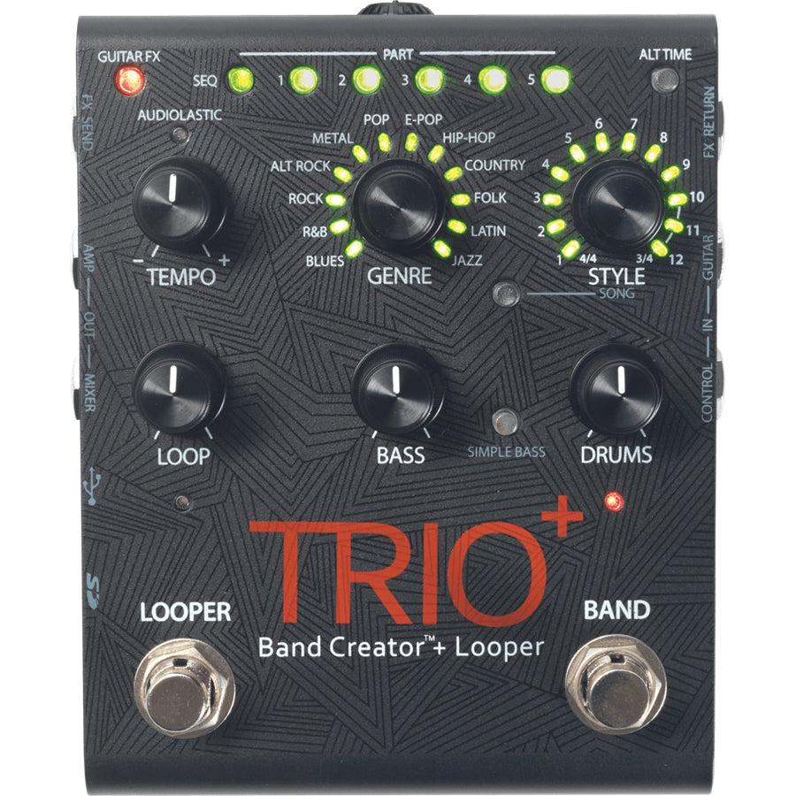 Digitech TRIO+ Band Creator e Looper