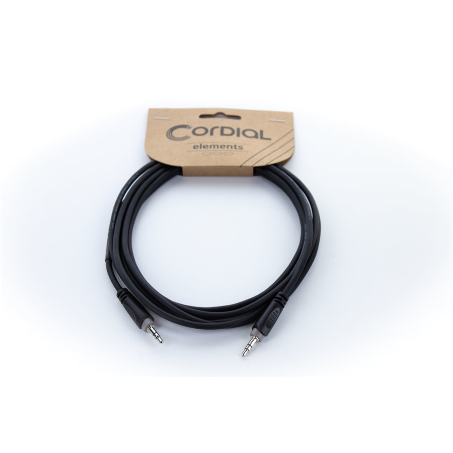 CORDIAL - ELEMENTS ES 3 WW Cavo Bilanciato, Mini Jack TRS/Mini Jack TRS 3 m