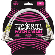 Ernie Ball 6055 Cavo Patch Puncake da cm 30 set di 3 pezzi
