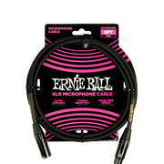 ERNIE BALL - 6390 CAVO MICROFONICO BRAIDED NERO 1,5 M