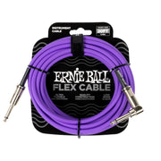 ERNIE BALL 6466 FLEX CABLE STRAIGHT ANGLE PURPLE 6M