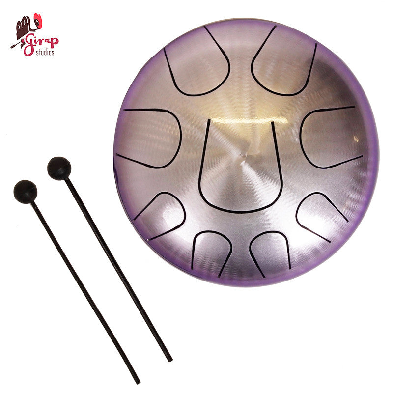 Pearl Tongue Drum PMTD9AKBF 9 Note C Ake Bono 692 Natural Purple Fade