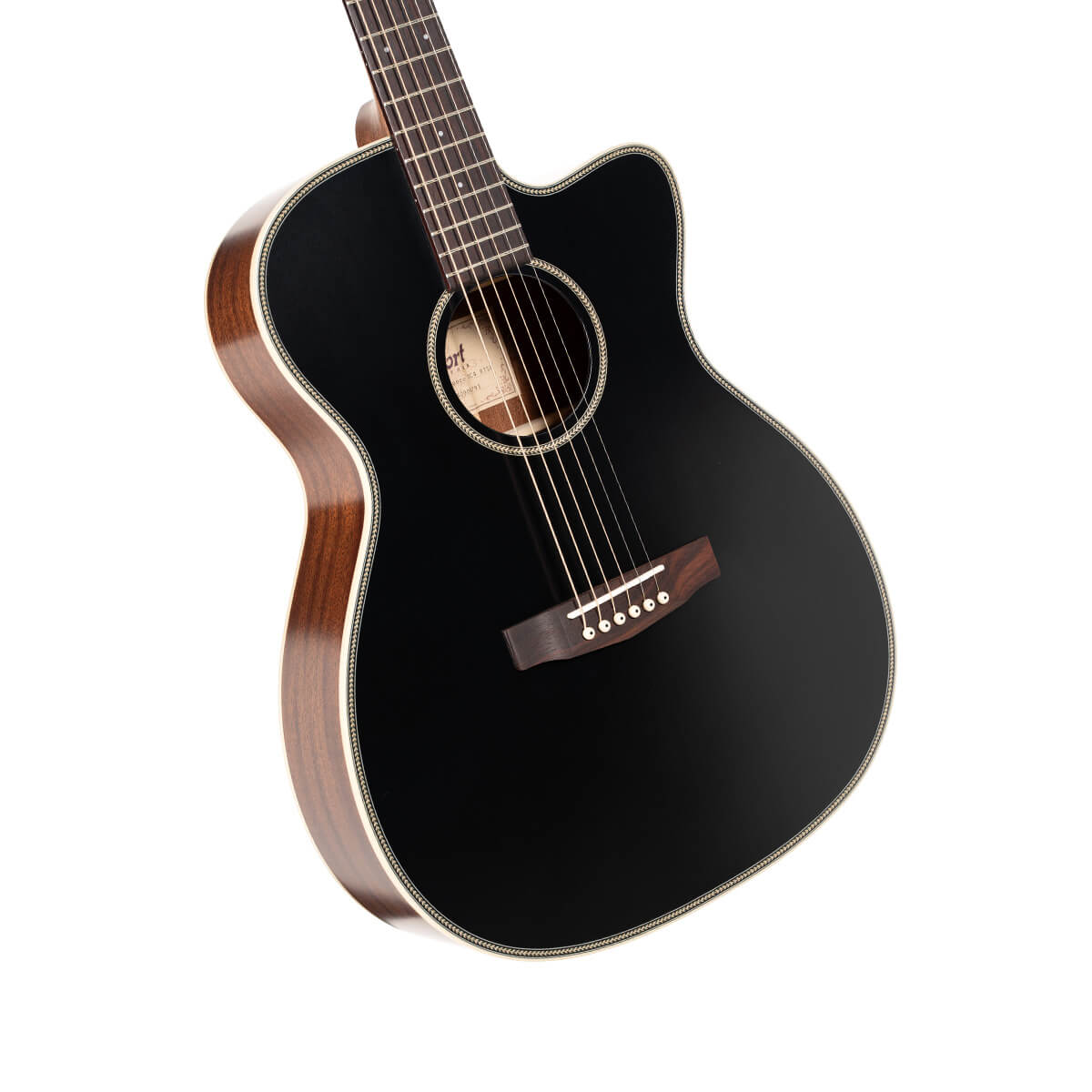 CORT Essence OC4 Black Top Semi Gloss