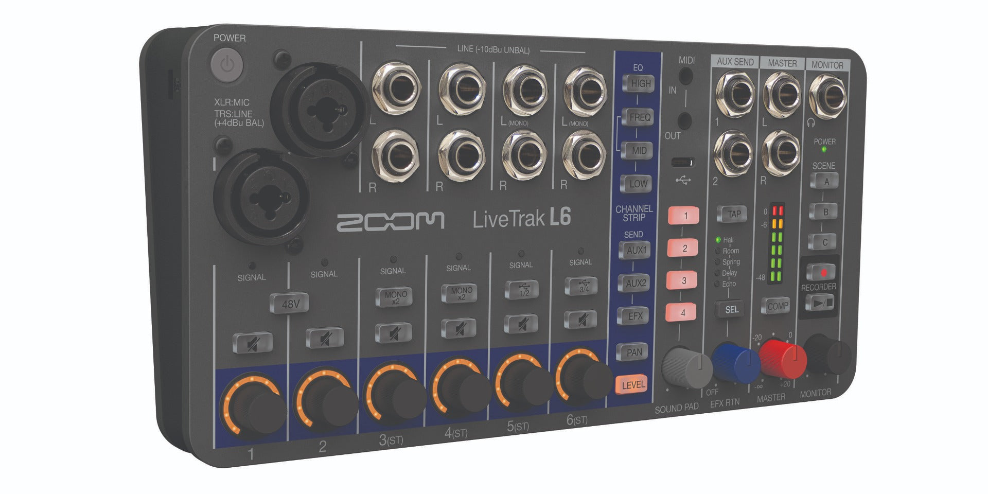 Zoom L6 Mixer Digitale 6 canali - 32 BIT Floating Point