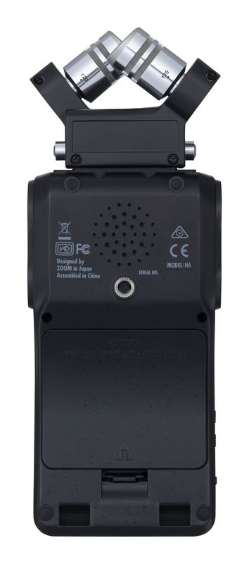 ZOOM H6 BLK Registratore Palmare a 6 Tracce