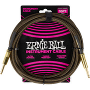 ERNIE BALL 6428 BRAIDED CABLES PAY DIRT 3M