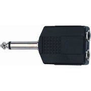QUIK LOK AD/72 ADATTATORE AUDIO 2 JACK FEMMINA/JACK